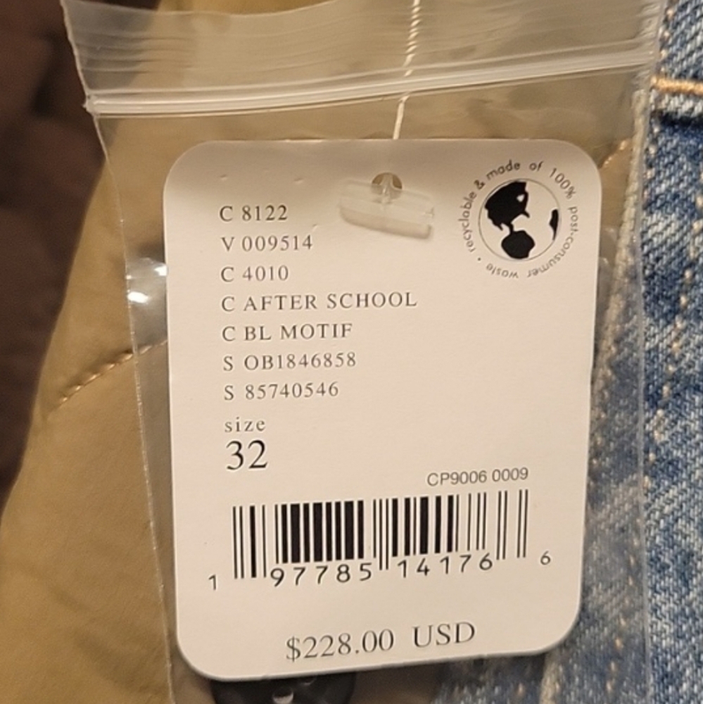 NWT "32" Free People Delton Piece Barrel Jean - Picture 6 of 12